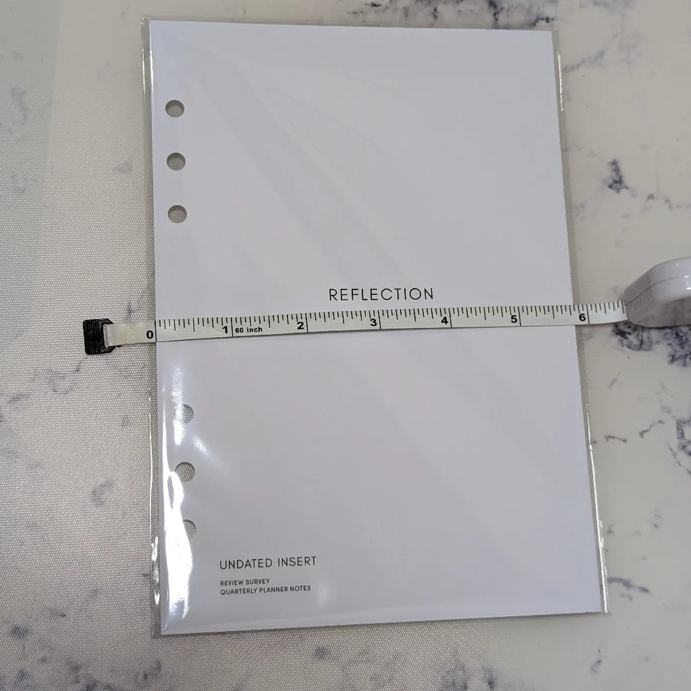 Cloth and Paper Reflection Insert A5